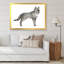 Portrait d'un loup I - reproduction sur toile-67390048-67390049