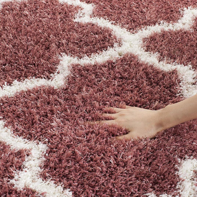 Bertl Sgm-Montreal Plush Performance Geometric Rug, Runner 2'3" x 7'