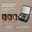 Portable LED Makeup Case with Lighted Mirror 3 Lighting Modes Stepless Dimming Removable Dividers