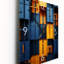 Horloge murale Industrial Symmetry Collage I - Cityscapes-99632175