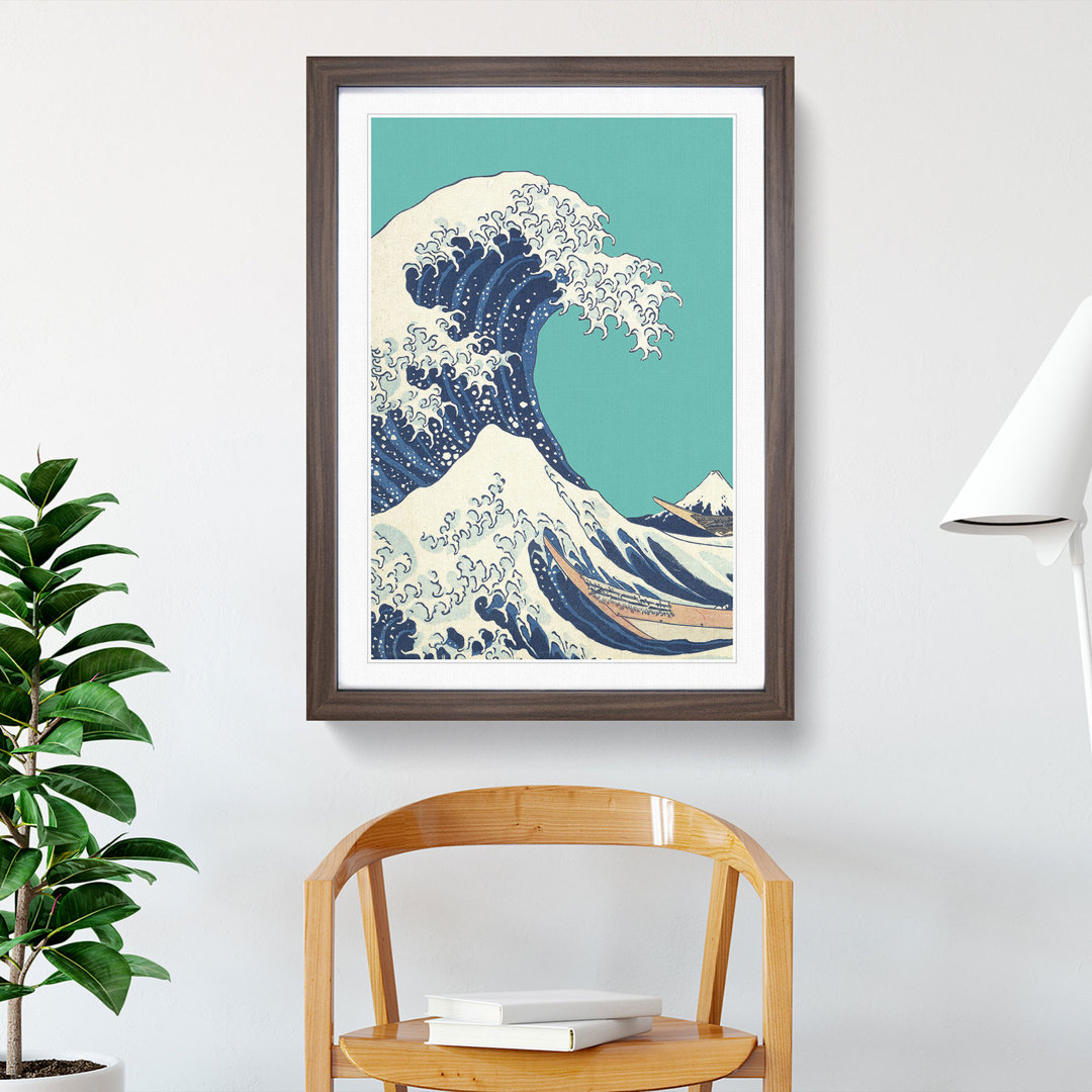 The Great Wave off Kanagawa by Hokusai - Framed Print