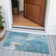 Machine Washable Indoor/Outdoor Xhevrie Blue Rug