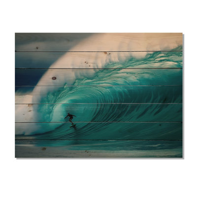 Hawaiian Waves Surf Dream I sur impression sur bois