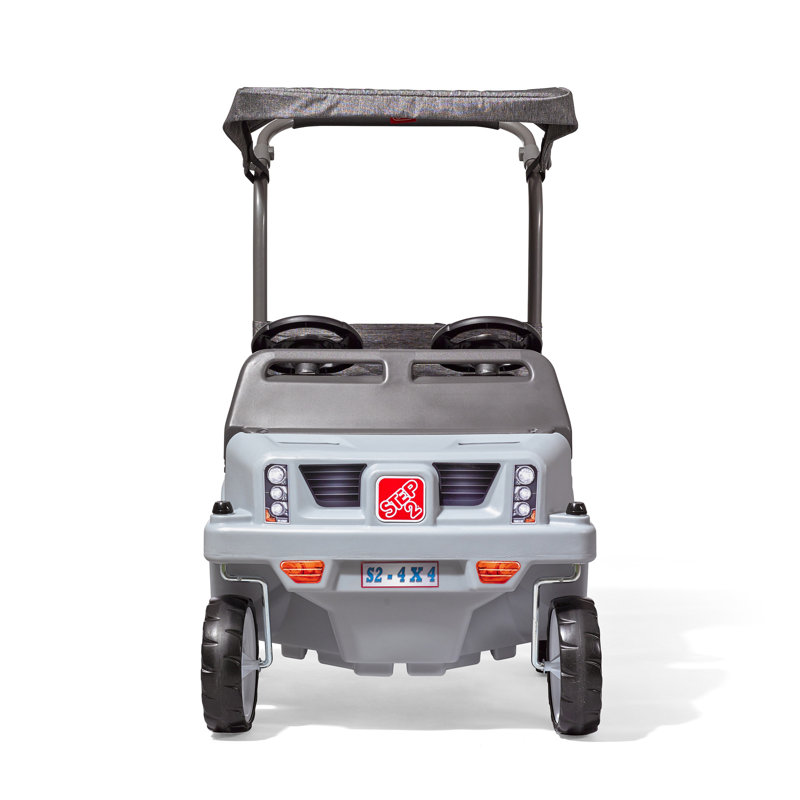 Step2 Side-by-Side Gray Push Around SUV All-Terrain Push Ride On Toy