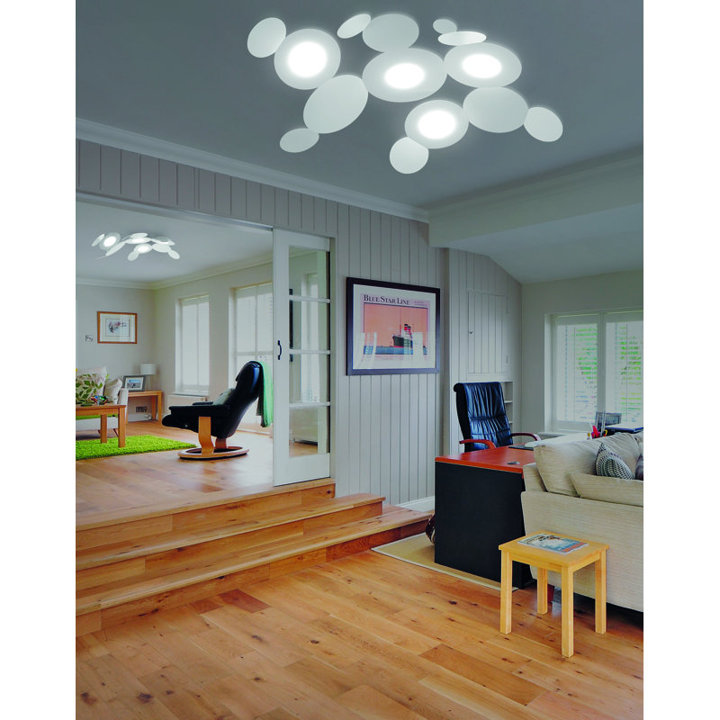 Mickey Flush Mount, Grey