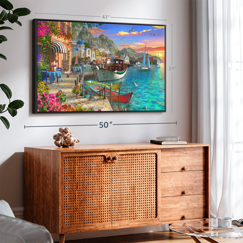 Impression sur toile Grandios Grèce, H 43 po x l 29 po