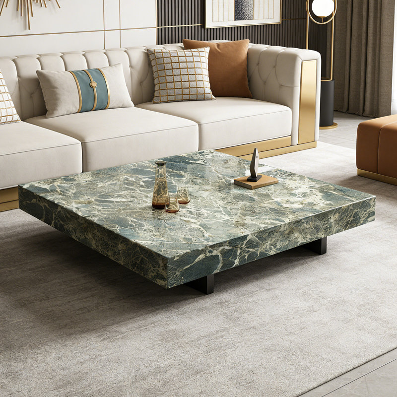 Table basse Minimalist Home, H 11,81 po x L 47,24 po x l 47,24 po, Vert