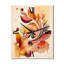 Horloge murale fleurs abstraites-99633648