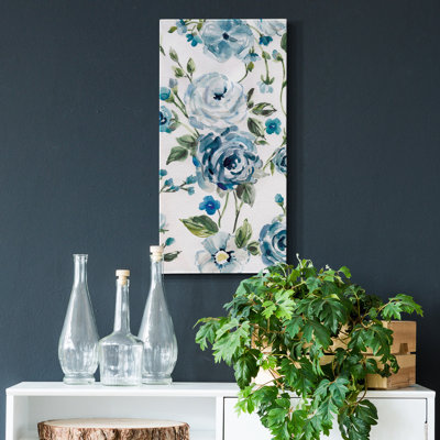Moonlight Rose Garden I - Reproduction d'art sur toile tendue