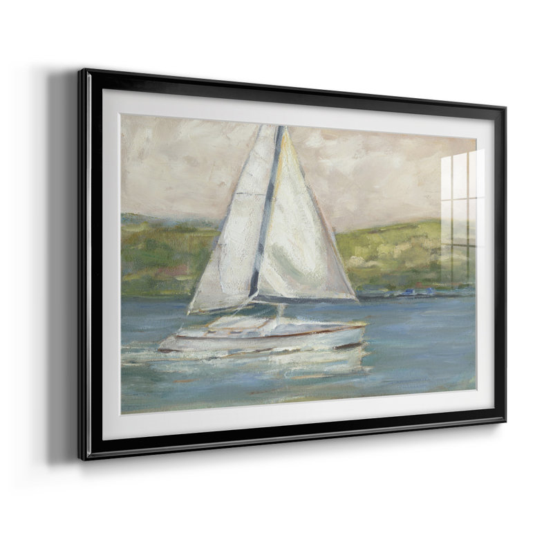 Off the Coast I - reproduction de cadre photo, L 42,5 po x H 30,5 po, Noir