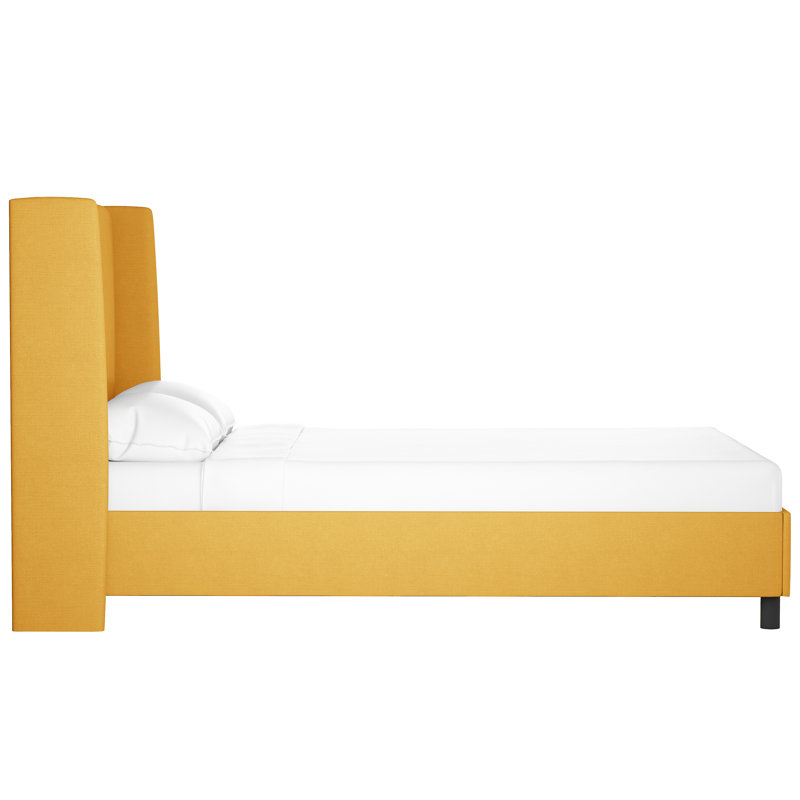 Tilly Upholstered Low Profile Platform Bed - Elegant Design