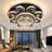 Glam Dimmable Led Crystal Chandelier-1128465189