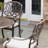 Lular 6 - Person Metal Patio Dining Set with Oval Table-16543722