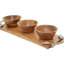 Alpen Home Carwyn Wood Divided Serving Dish