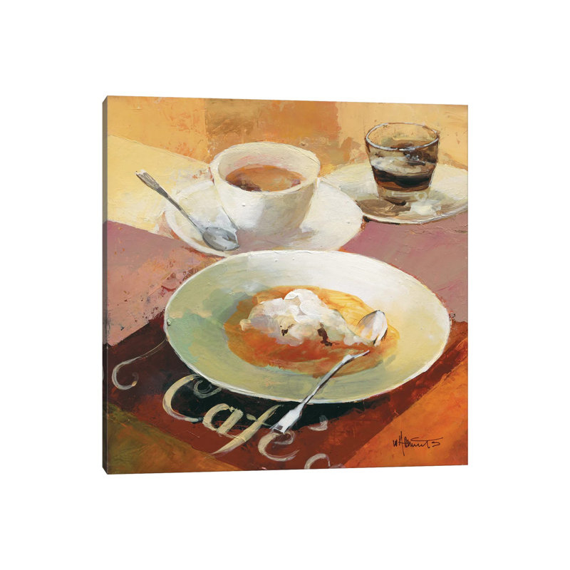 Cafe Grande I by Willem Haenraets - Wrapped Canvas Painting, 30.48 cm H x 30.48 cm W