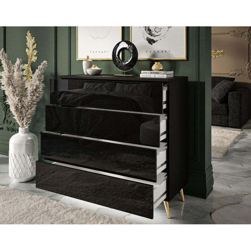 Kieninger 95cm W 4 - Drawer Chest of Drawers