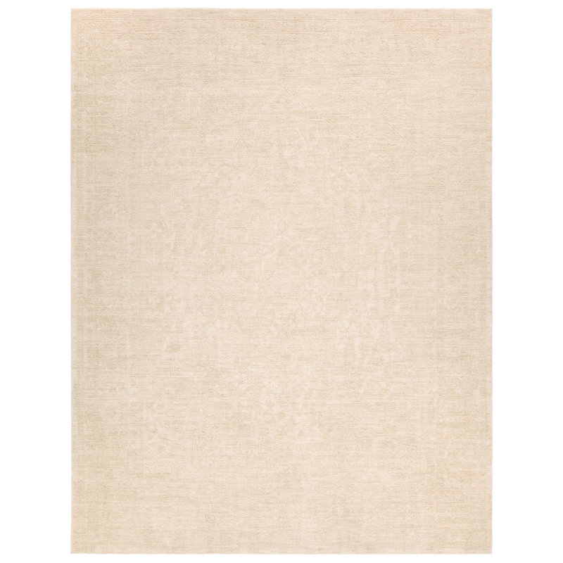 Tapis oriental oriental blanc, Rectangle 7 pi 9 po x 9 pi 9 po