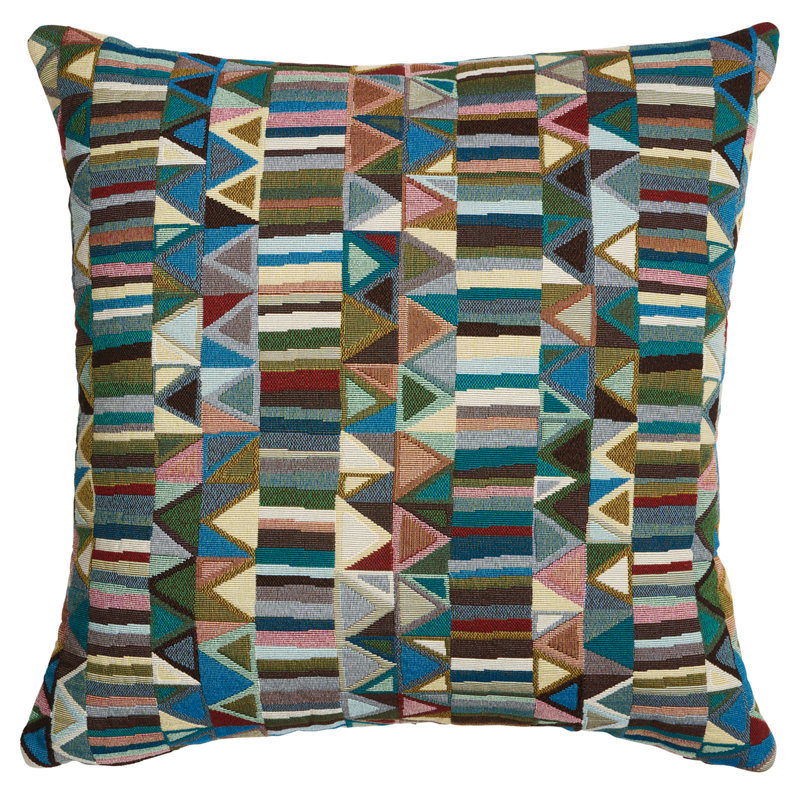 Bizantino Quilted Weave Pillow, 18" H x 18" W