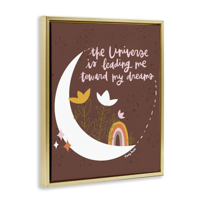 Cadre menant «Me conduisant à mes rêves», design par Mandy Ford Art + Illustration