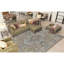 Wool Oriental Area Rug in Beige/Olive Green