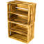 4 Pair Stackable Solid Wood Shoe Rack-1076199958