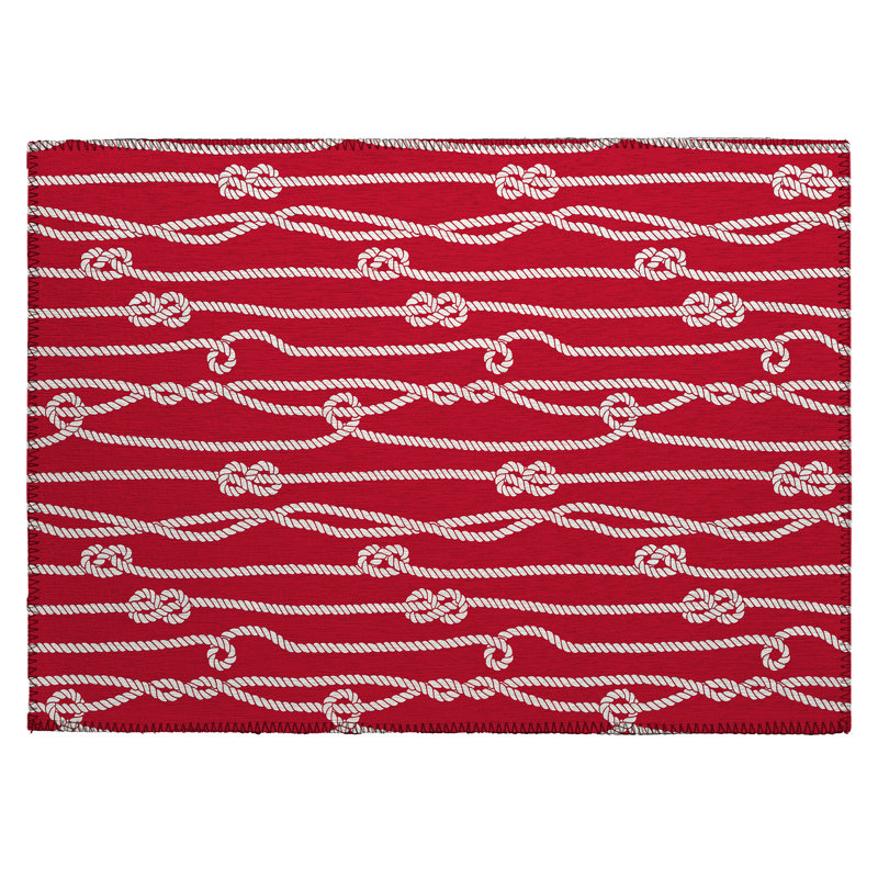 Lagro Washable Indoor / Outdoor Rug, Rectangle 1'8" x 2'6"
