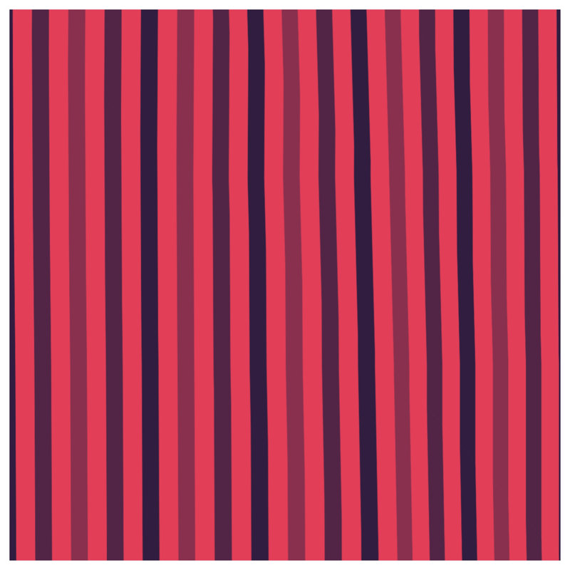 Coussins décoratifs à rayures rouges et bleu marine, 16 x 16 pouces