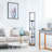 Baldrick 62.5'' Column Floor Lamp with USB and Outlet-53688394