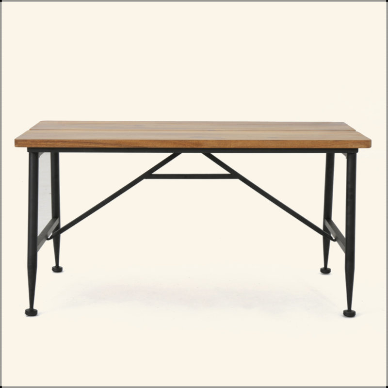Table basse polyvalente de style industriel pour l'extérieur et l'intérieur