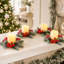 Ensemble d'anneaux de bougie Christmas Cerry
