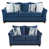 Navy Blue Polyester