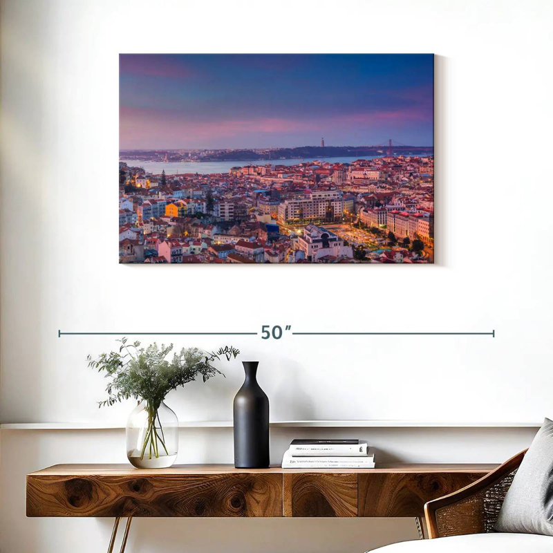 Nicci Lisbon Morning Scenery, H 24 po x l 36 po