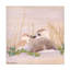 Art mural sur toile tendue - "Fally Plover & Chick" de Barbara Fallenbaum pour décoration de salon, de chambre à coucher ou de bureau - 24 x 24