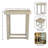 Bryan Solid Wood 20'' Wide Tray Top Accent Side Table-1440034496