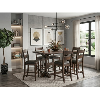 Table de comptoir en acajou Casia