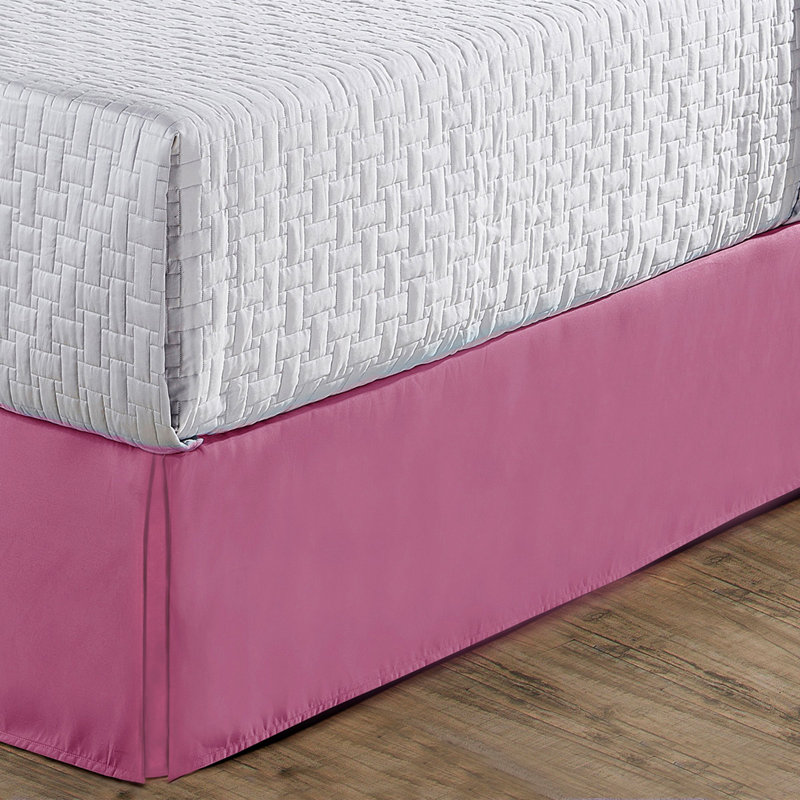  Jupe de lit sur mesure 14 po Luxury Hotel, Double, Rose
