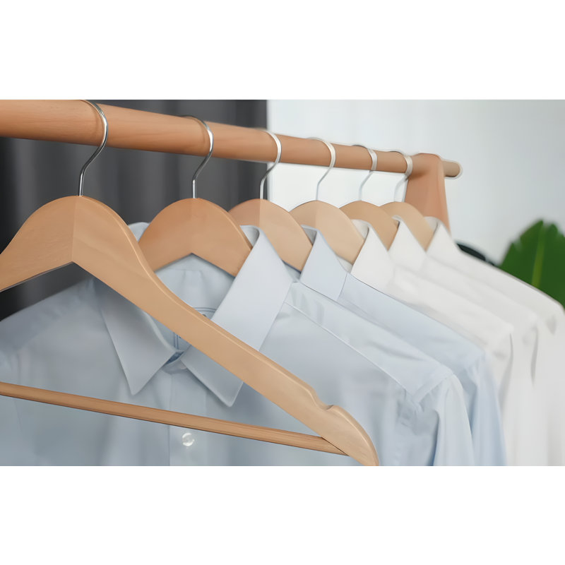 Cintres en bois antidérapants et durables, 30