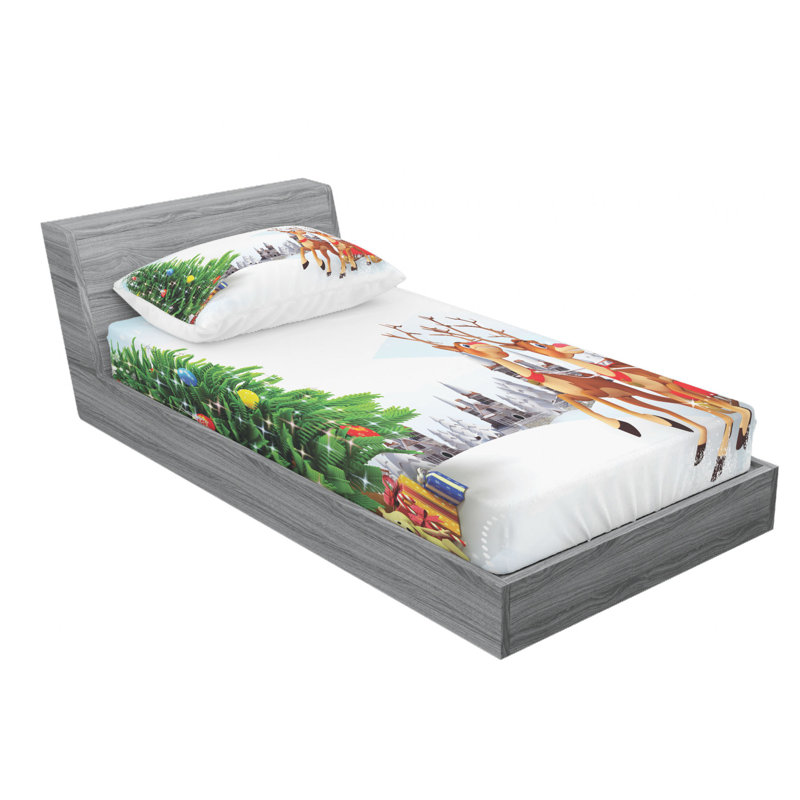 Microfiber Sheet Set, Twin XL Sheet Set with Fitted Sheet