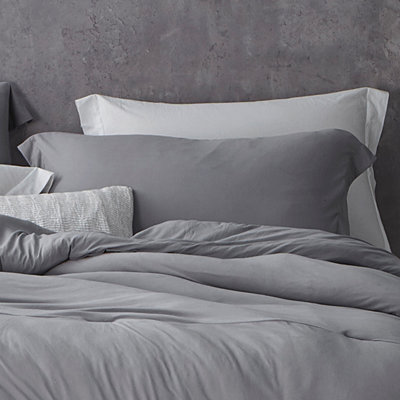 Bare Bottom Polyester Sham Set
