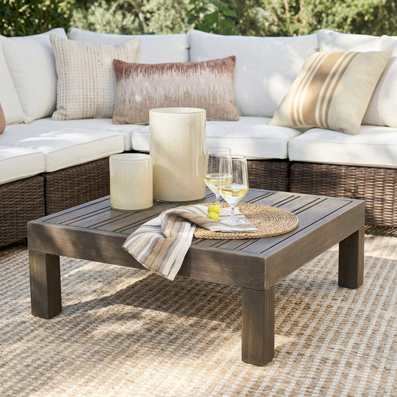 Table basse Huntley, Gris