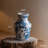 Indigo Porcelain Vase-1560378235