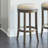Mcgriff Solid Wood Swivel Backless Counter Height Bar Chair With Footrest-636162392-585741625