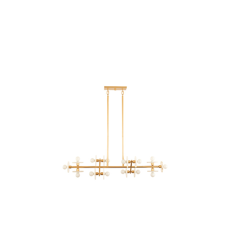 Lustre linéaire 14 lumières Amani