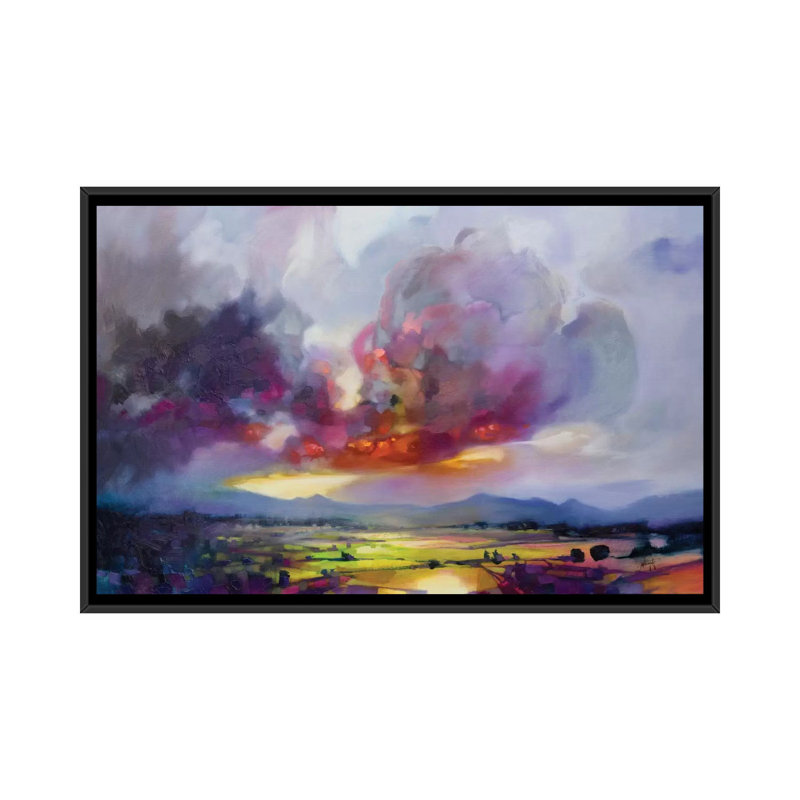 Bulk Modulus, reproduction d'art sur toile tendue, H 18 po x l 26 po x P 1,5 po, Toile avec cadre noir, Pas de tapis
