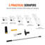 + 34 - 81.6 in Extension Handle Pole, Stainless Steel Knife Professional Skim Coat Tools, for