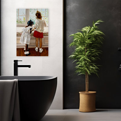 Best Friends - Children Multicultural Figurative Art