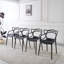 Ensemble de 4 chaises contemporaines transparentes pour la maison et le bureau-2077798977