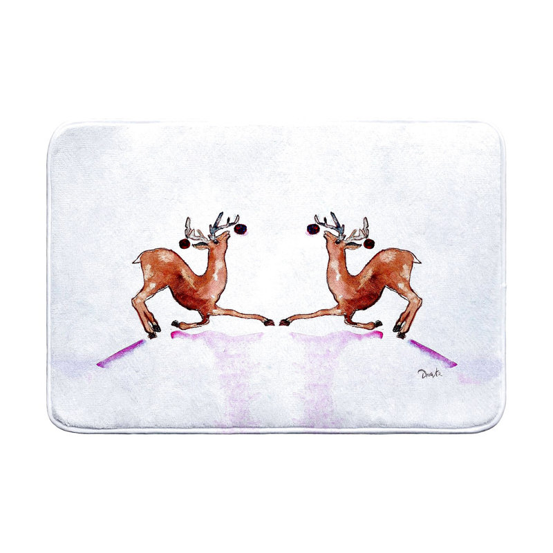 Dancing Deer Bath Mat