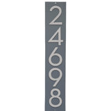 Floating Modern 4" Number Vertical Address Plaque (5 Digits)