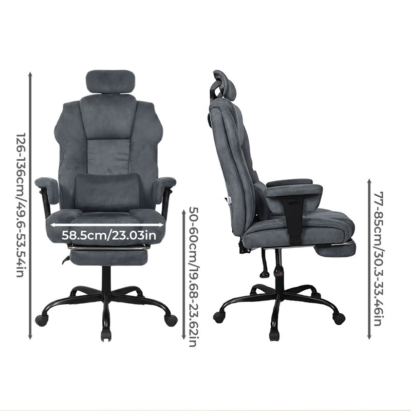 Office Chair, Grey